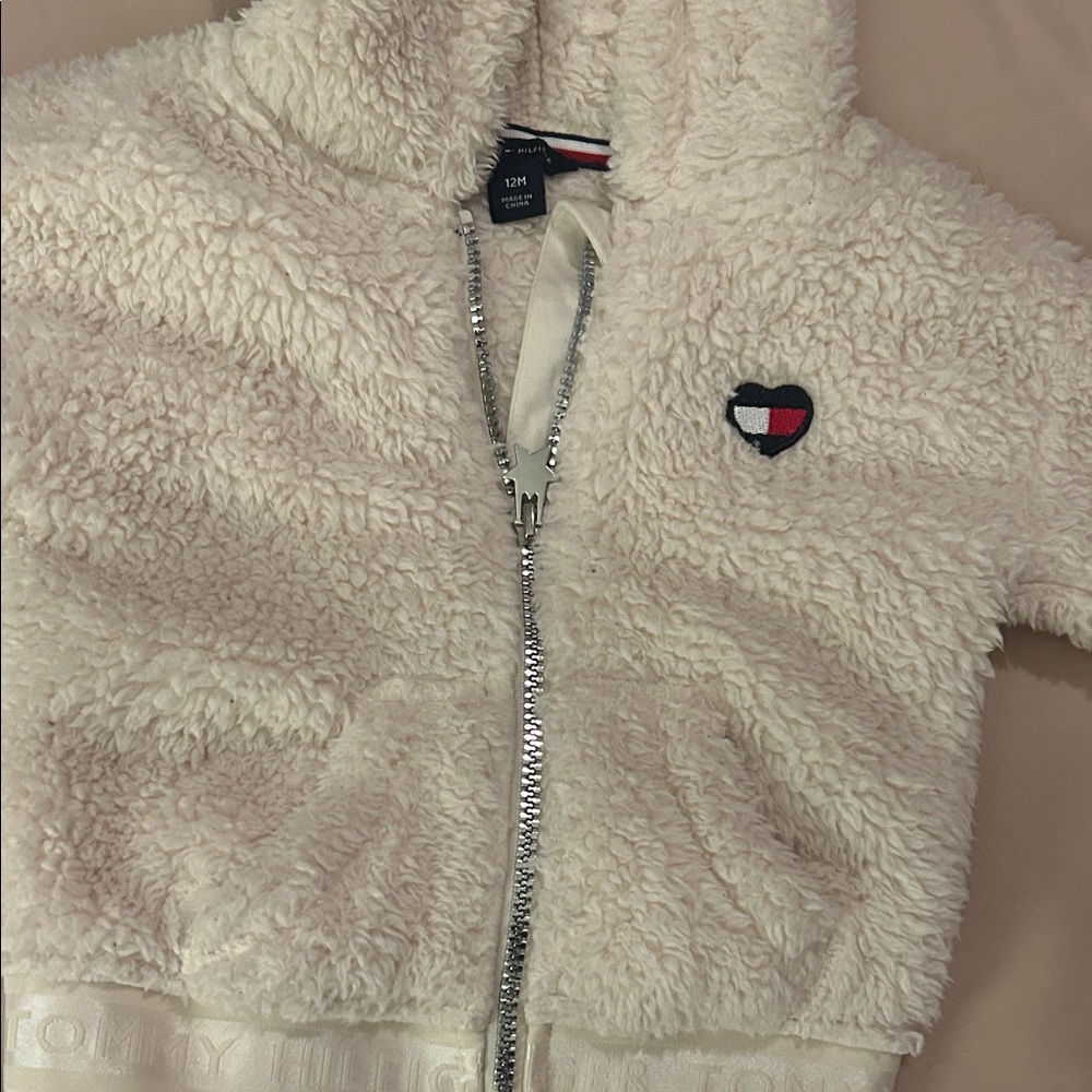 Tommy Hilfiger Off-White Fleece Jacket